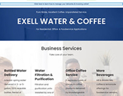 Exell Water & Coffee Website (COPY)