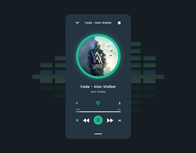Music Plyer App UI Design