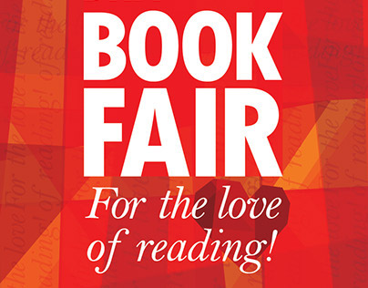 Liberty Books Book Fair promotional design