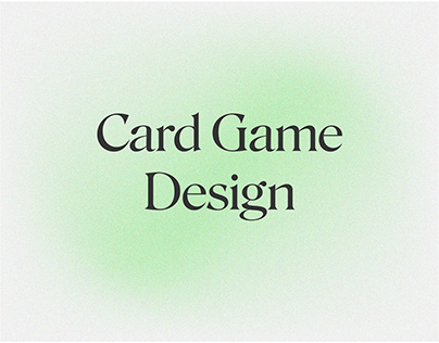 Uknow-Card Game Design