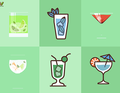 Drink giphy animated GIF sticker for instagram stories