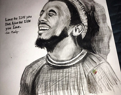 Bob Marley - Pencil Sketch | Art Amino