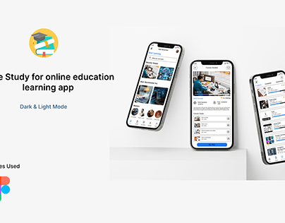 ui/ux case study for online education learning app