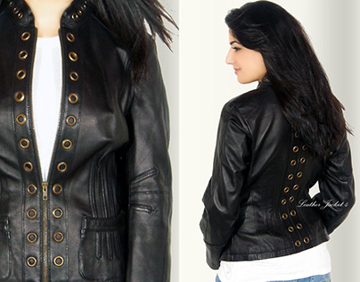 Axton Eyelet Women's Leather Jacket
