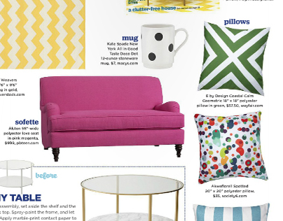 My design "Spotted" featured in HGTV magazine
