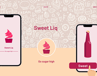 App design - Sweet Liq