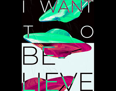I want to believe poster. X files