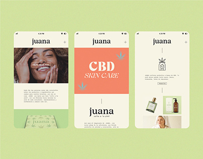 Project thumbnail - Juana CBD. Branding & Packaging