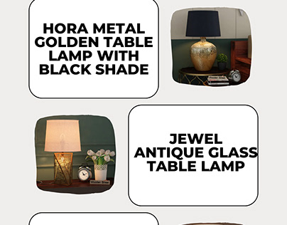 Elegant Table Lamps Collection | Wooden Street