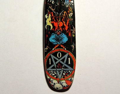 Fingerboarding - Natas Kaupas: "Devil Worship" deck