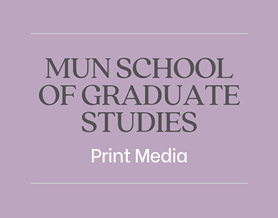 School of Grad Studies Print Media