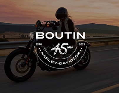 Logo 45e Boutin Harley-Davidson