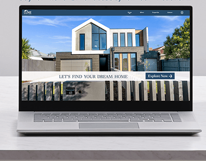 Realestate Home Website UI UX Design