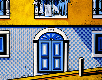 Lisbon, Portugal, Travel Illustration