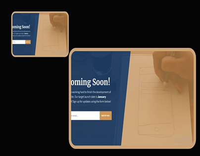 Coming soon Html template 99steem