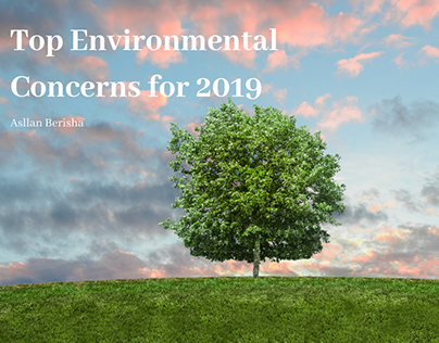 Asllan Berisha on Top Environmental Concerns for 2019
