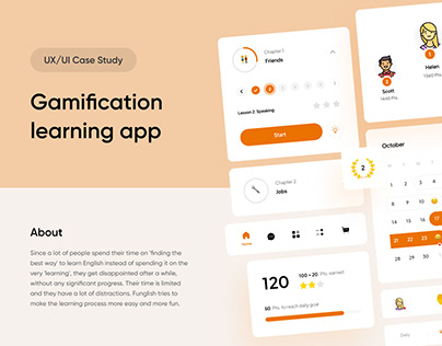 Funglish - Gamification Learning App UI/UX Case Study