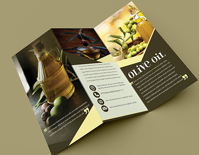olive oil brochure