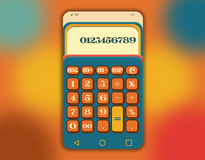 Daily UI #004 - Calculator #retrodesign