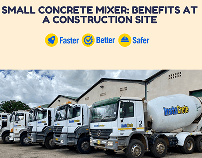 Small Concrete Mixer: Benefits At A Construction Site