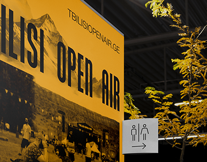 Poster/billboard/for the Tbilisi Open Air festival