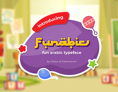 Funabic - Fun Arabic Style Typeface