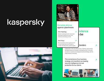 KASPERSKY / VISUAL IDENTITY WEBSITE