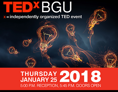 TED x Ben Gurion University - Invitation