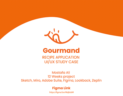 Gourmand Recipe Application - UI/UX Design