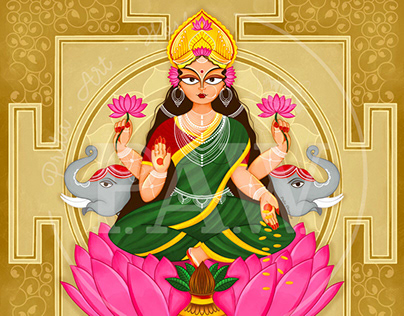 Bengal Pattachitra inspired Indian Deities