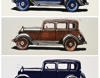Reduction Print 1933 Plymouth
