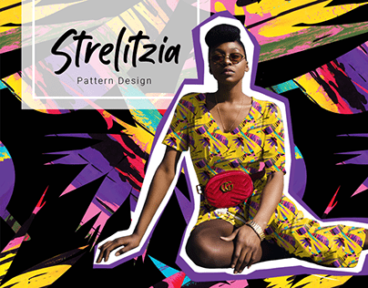Strelitzia Pattern Design