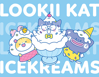 Character Design - Lookii Kat Icekreams