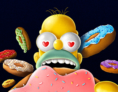 donut and simpson
