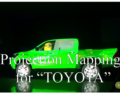 Projection mapping for "TOYOTA" New Caledonia