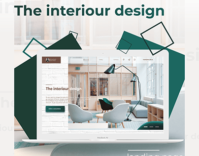The interiour design (landing page)