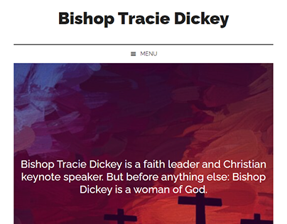 Bishop Tracie Dickey's official website