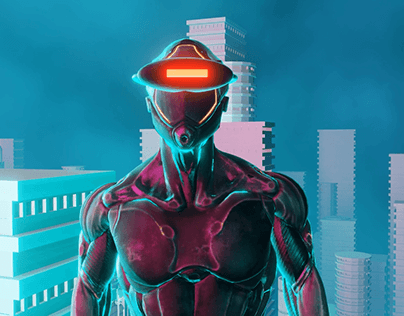 Sci-fi / Cyberpunk City Showreel 3D Animation