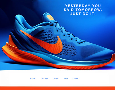 Nike Shoe ux /ui design
