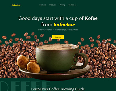 Kofeebar - Web design