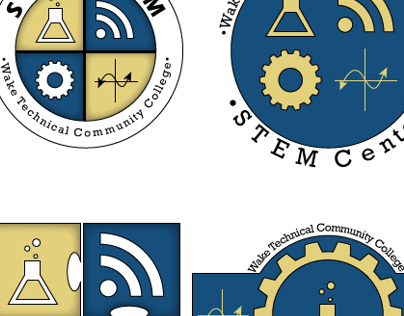 STEM Logo, Wake Tech STEM Department