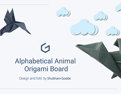 Alphabetical Animal Origami Board