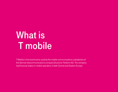 UX Design for homepage of T-mobile