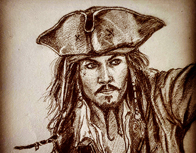 Jack Sparrow hand drawn