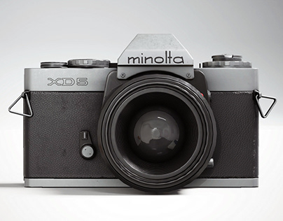 Project thumbnail - Camera Minolta XD5 game ready asset