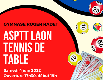 Project thumbnail - Affiches pour l'ASPTT Tennis de Table Laon - print