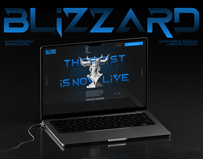 Project thumbnail - BLIZZARD | Corporate website | (RE)design concept