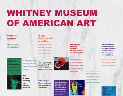Whitney museum of art poster