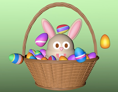 3D Easter Bunny