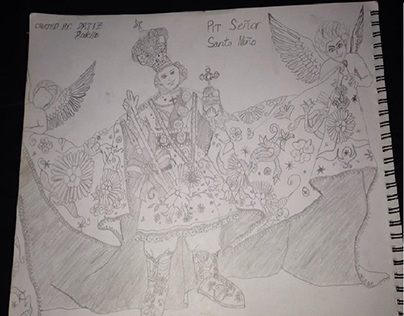My Drawing during Feast Day of Sr. Sto. Nino